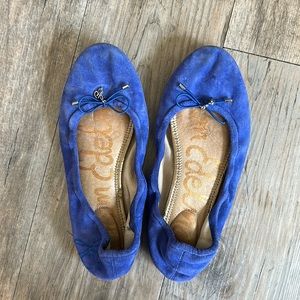 Cobalt blue Sam Edelman flats
